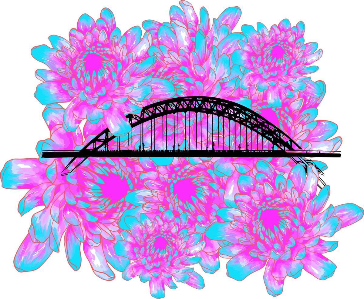 Limited Edition Tyne Bridge Flowers